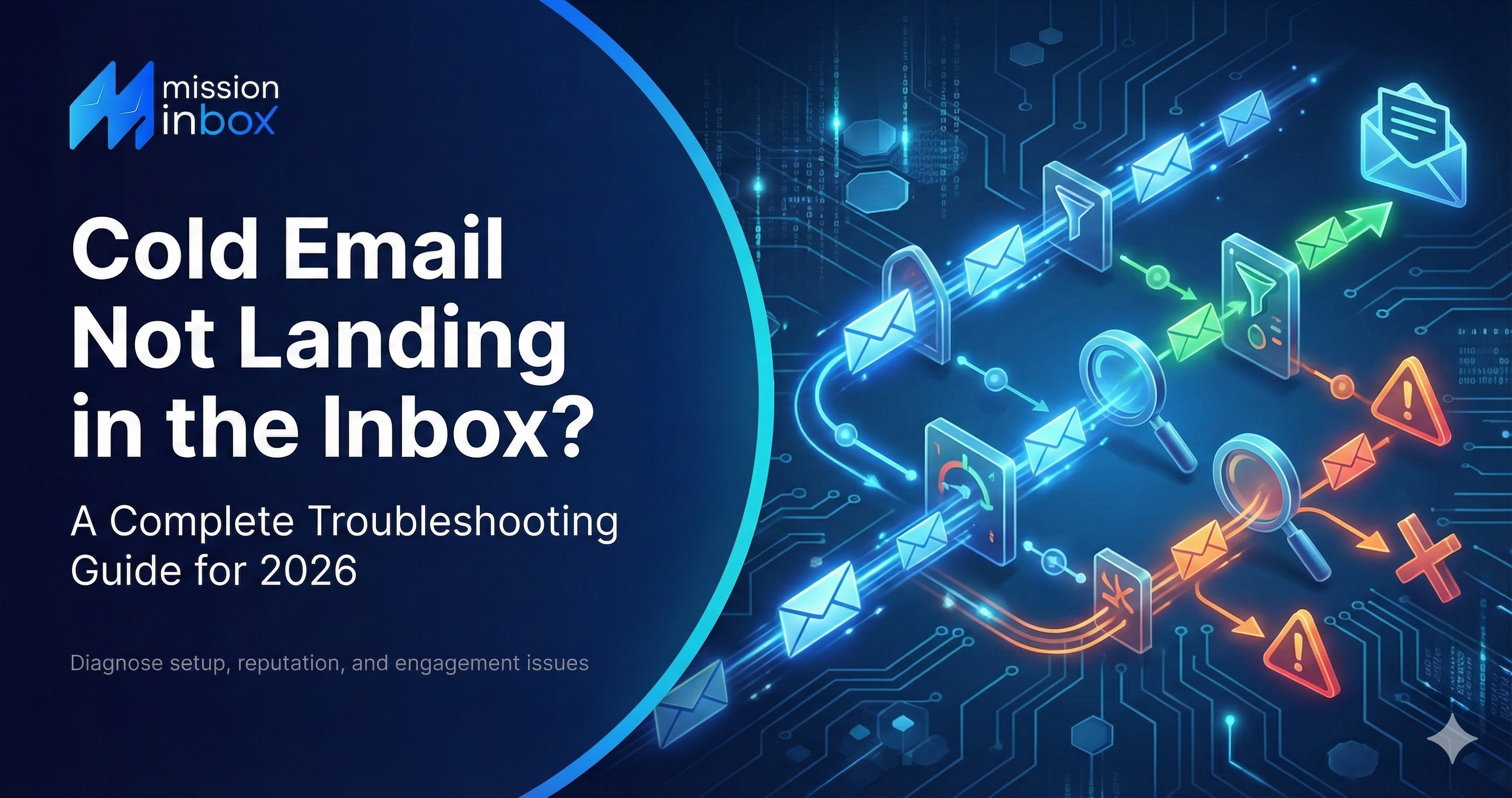 Imagem do post: Cold Email Not Landing in the Inbox? A Complete Troubleshooting Guide for 2026